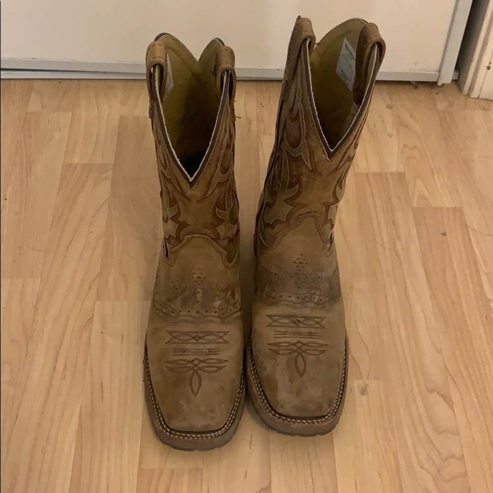 Double H cowboy boots size 9 men’s
